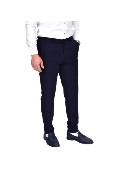 Erkek Beli Lastikli Jogger Pantolon Regular Fit Bgl-st04328 Lacivert
