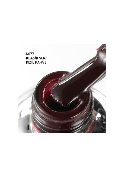 Kalıcı Oje K077, Kızıl Kahve, 10 Ml Diğer