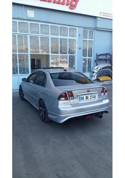 Honda Vtec Custom Arka Tampon Eki--fibersan Tuning