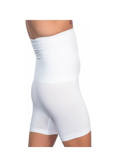 Moon Wear Beyaz Mı Emay E1005 Erkek Yüksek Bel Double Boxer Korse Beyaz