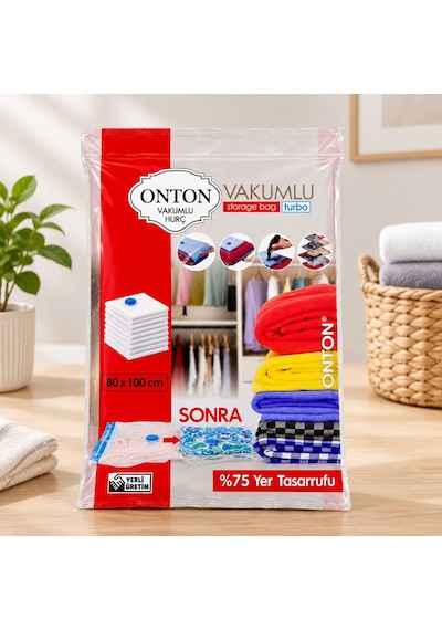 80x100 Vakumlu Hurç Çok Renkli