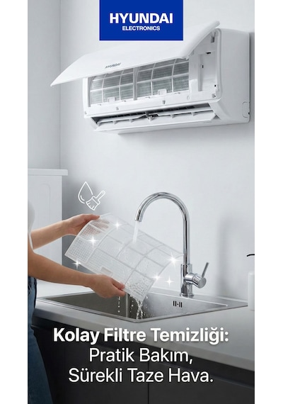 Hyundai HYN-24000WF 24000 Btu Duvar Tipi Split Klima
