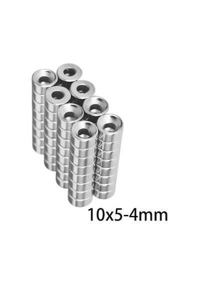 10X5-4Mm Havşa Delikli Neodyum Güçlü Mıknatıs - Neodim Magnet