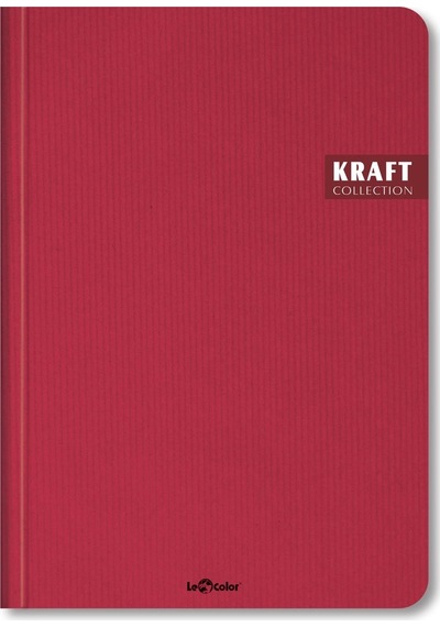 Kraft Ofis Defter Çizgili Kırmızı