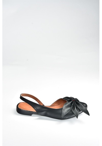 Fox Shoes Siyah Kadın Babet H726809009 Siyah