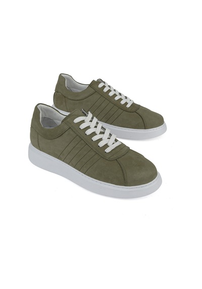 Ziya, Erkek Hakiki Deri Sneaker 1611066z2880 Haki 1611066z2880 610