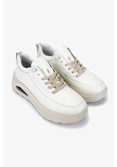 Valmenti Erkek Hakiki Deri Beyaz Sneakers & Spor Ayakkabı 381 21178 Erk Ayk Y25 Beyaz Dr Beyaz