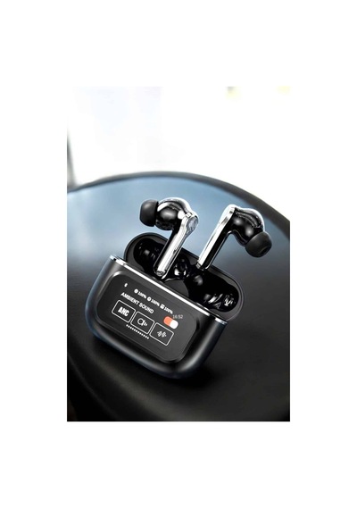 Kablosuz Bluetooth Kulaklık Ekranlı Uzun Şarj Süreli Anc Destekli Kulak Içi