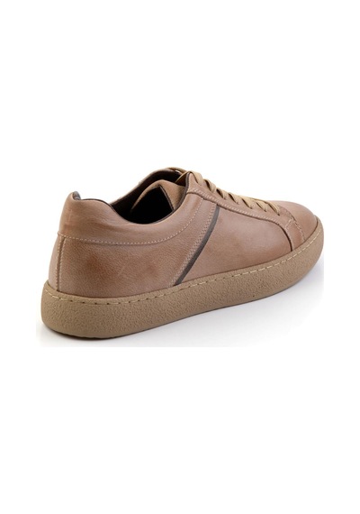 Vizon Hakiki Deri Erkek Sneaker E01593002703 Vizon