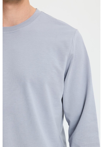 Tudors Erkek Relax Fit Rahat Kesim %100 Pamuk 2 İplik Bisiklet Yaka Açık Gri Sweatshirt-41517 Açık Gri Tudors Erkek Relax Fit Rahat Kesim %100 Pamuk 2 İplik Bisiklet Yaka Açık Gri Sweatshirt-41517 Açık Gri