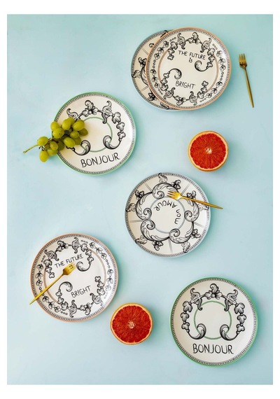 The Mia Bonjour Pasta Tabağı 6 Kişilik