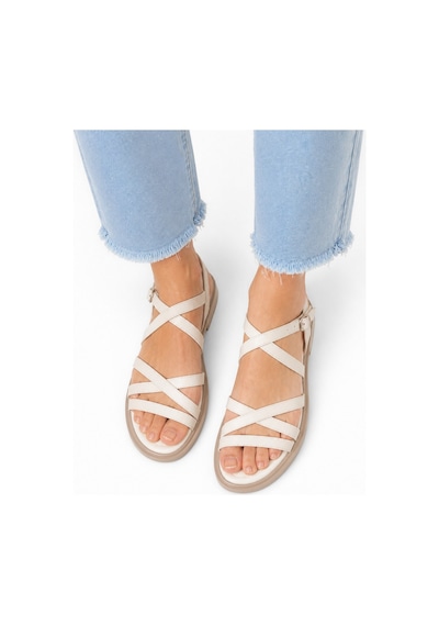 Dadwolf Rahat Taban Çok Bantlı Bilekten Tokalı Yazlık Gladyatör Model Düz Taban Sandalet Bej Dadwolf Rahat Taban Çok Bantlı Bilekten Tokalı Yazlık Gladyatör Model Düz Taban Sandalet Bej