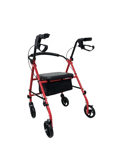 Respirox Rr-01 Katlanabilir Rolatör Kırmızı Yeni