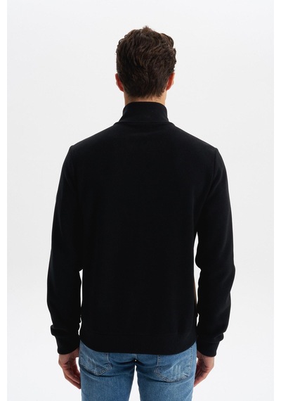 AR-MA Arma Erkek Regular Fit Selanik Kumaş Dik Yaka Fleto Cepli Basic Sweatshirt Kazak K30324698502 Siyah AR-MA Arma Erkek Regular Fit Selanik Kumaş Dik Yaka Fleto Cepli Basic Sweatshirt Kazak K30324698502 Siyah