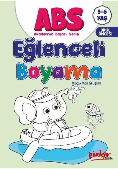 ABS Eğlenceli Boyama - Küçük Kas Gelişimi 5 - 6 Yaş - Buçe Dayı - Pinokyo