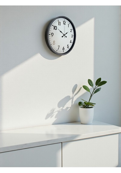 36 Cm Gri Standart Dekoratif Duvar Saati Diğer 03873123