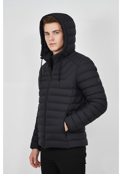 Bigazzi Erkek Kapüşonlu Spor Mont Regular Fit 3019 Bgl-st04897 Antrasit