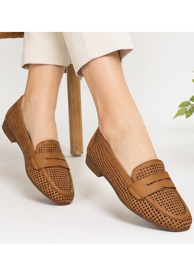 N Napa Shoe Np.22201.taba Deri Babet