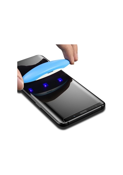 Ally Apple iPhone Uyumlu 11 Pro Max/ Xs Max Full Liquid+uv Işık 3d Kırılmaz Cam - Ekran Koruyucu- 5775