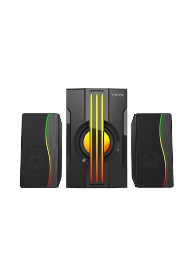 Mıkado Md-254 2+1 25w 5w 2+15w Usb+sd+fm Bluetooth Destekli Rgb Ses Sistemi