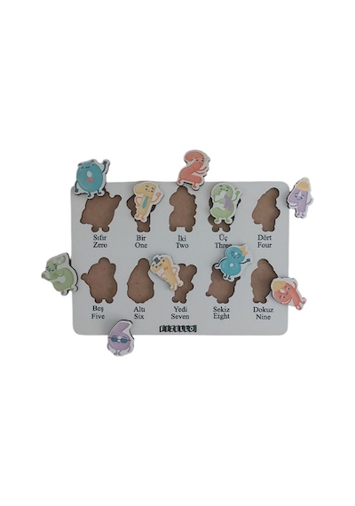 Sayılar Bul Tak Eğitici Öğretici Puzzle & Yapboz Bebek Çocuk Oyuncak