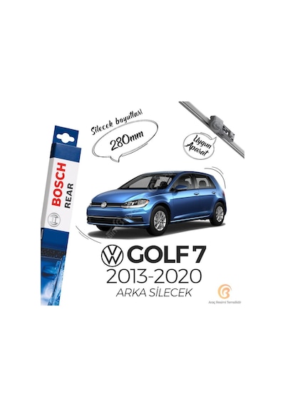 Bosch Rear Volkswagen Golf 7 2013 - 2020 Arka Silecek -  A282H