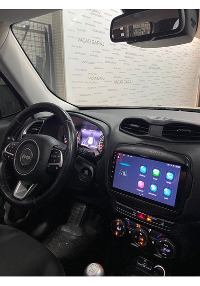 Jeep Renegade 9" Uyumlu Androıd Multimedya Gerçek 2/32 Kablosuz Carplay Geri Görüş Kameralı 9"