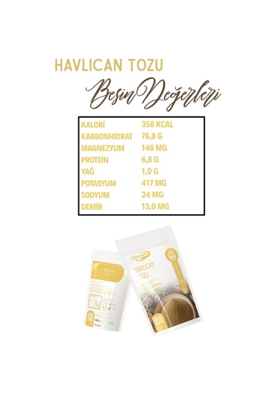 Havlıcan Tozu - 250g - Doğal , Katkısız , Koruyucusuz