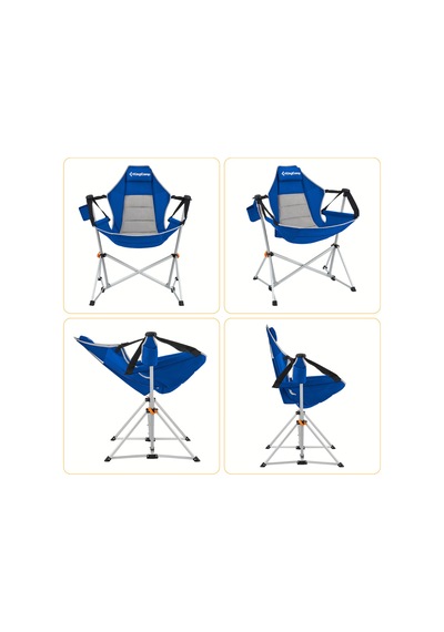 Kingcamp Orchid Salıncaklı Katlanır Kamp Sandalyesi Blue/grey Gri - Mavi