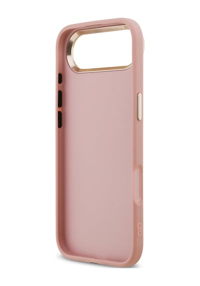Apple Uyumlu iPhone 17 Air Kılıf Guess Lisanslı 4g Büyük Metal Kamera Çerçeveli Ve Logolu Glitter Kapak Pembe