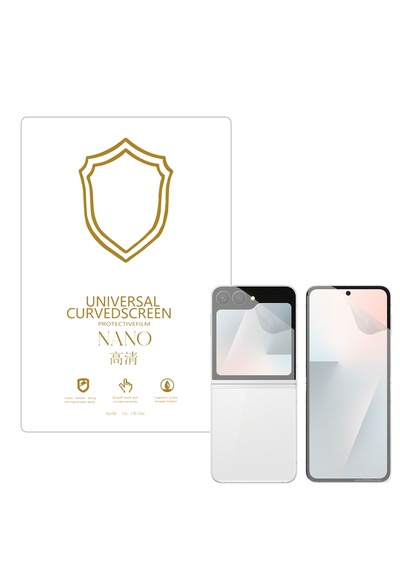 Samsung  Galaxy Uyumlu Z Flip 7 Fe İle  Full Tpu Ön Arka Nano Koruma- Ekm103