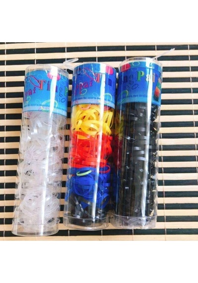 Cimcime Saç Lastiği Seti 3 Paket Çok Renkli