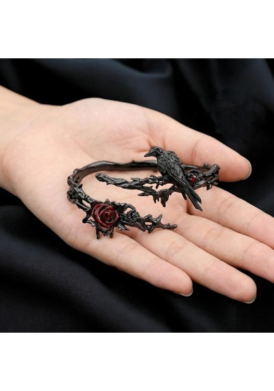 Dükkan Design Love And Deep Space Black Crow Bilekilk Antrasit