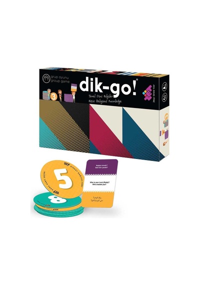 Dik-Go (Temel Dini Bilgiler) Dikkat Ve Zeka Oyunu 5+ Yaş 8 Oyuncu