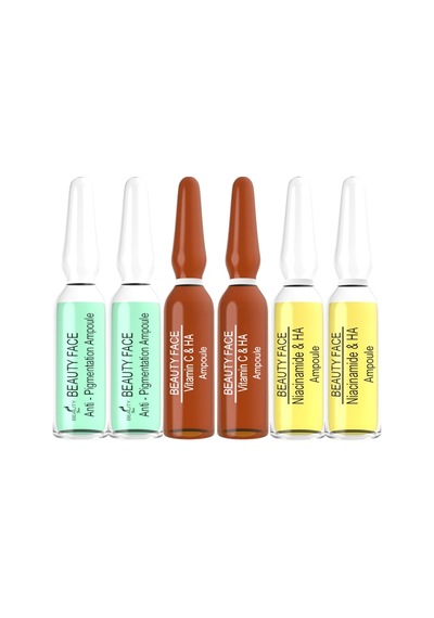 Beauty Face Pigmentation + Niacinamide & HA + Vitamin C & Hyaluranic Acid Serum 3 x 2 ML