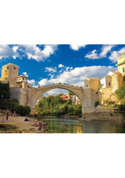 Ks Games Old Mostar Bridge Bosna Hersek 500 Parça Puzzle