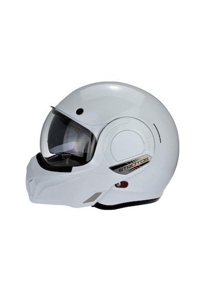 Sway Sw 907 Stratos 180 Çene Açılır Motosiklet Kaskı Beyaz