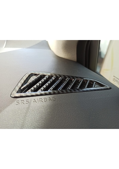 Toyota Corolla Uyumlu 2019-2022 Ön Menfez Kaplama Karbon (422669838)