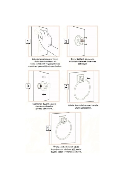 Delmeye Son Yapışkanlı Banyo Mutfak Havluluk Askısı Krom Y-613