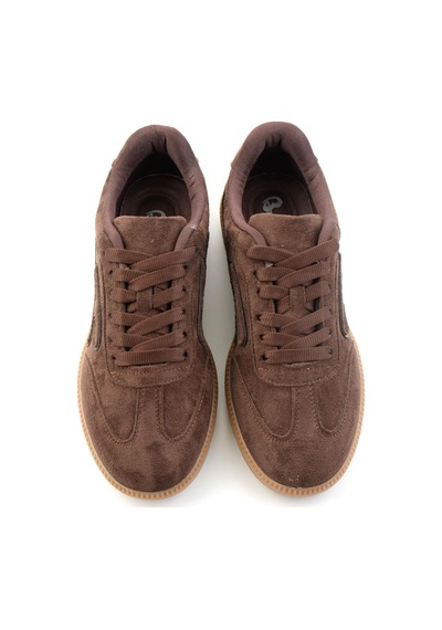 Bambi Kahve Süet Kadın Sneaker K01705000372