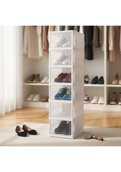 6 Katlı, Katlanabilir Ayakkabılık, Taşınabilir Çok Amaçlı, Geniş, Katlanabilir Dolap Ve Raf, Katlanır Taşınabilir Premium Portatif Organizer Ayakkabılık 25,5cm X 34,5cm X 105,5cm Beyaz Çok Renkli 6 Katlı, Katlanabilir Ayakkabılık, Taşınabilir Çok Amaçlı, Geniş, Katlanabilir Dolap Ve Raf, Katlanır Taşınabilir Premium Portatif Organizer Ayakkabılık 25,5cm X 34,5cm X 105,5cm Beyaz Çok Renkli