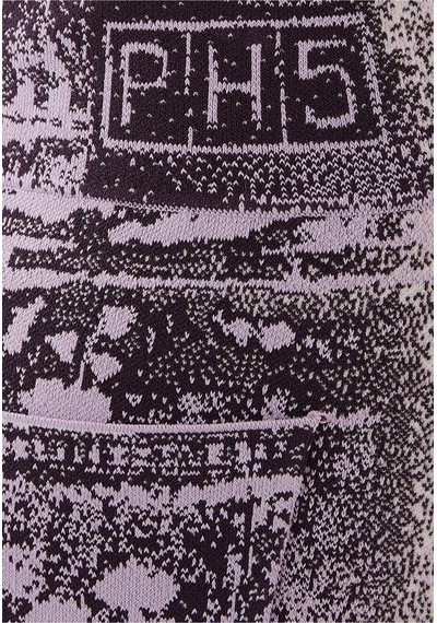 Ph5 Zahra Geniş Paça Pantolon Mor