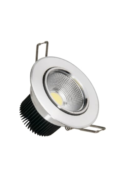 5 Watt Cob Led Gömme Spot Downlight Armatür 10 Adet Set Spot Lamp