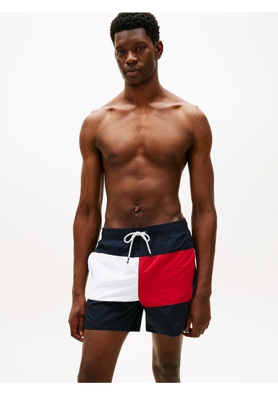 Tommy Hilfiger Um0um03840 Medium Drawstring Archive Erkek Şort Mayo Lacivert