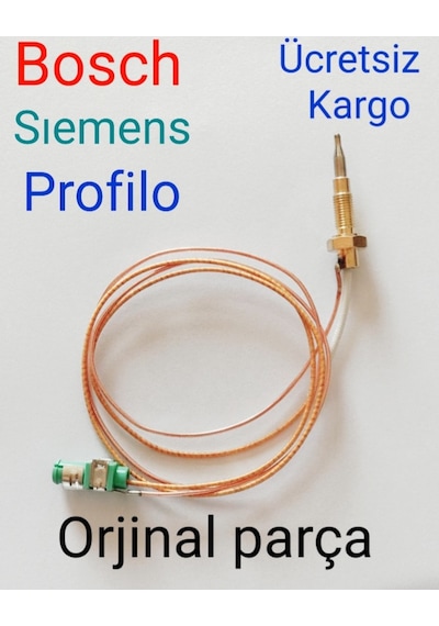 Bosch Uyumlu - Siemens  Ankastre Ocak Termokupl / Emniyet Sensörü 535521056