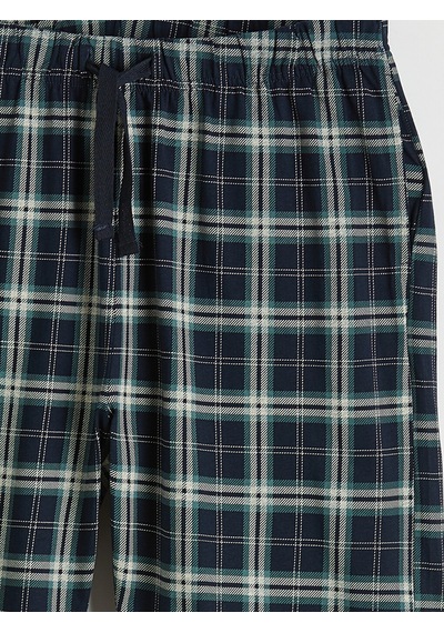 Lc Waikiki Lc Waıkıkı Yeşil Regular Fit Ekose Erkek Şort