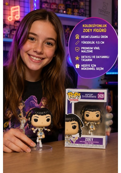 Funko Pop Animasyon: Kpop Demon Hunters - Zoey - Koleksiyon Vinil Figür 2429