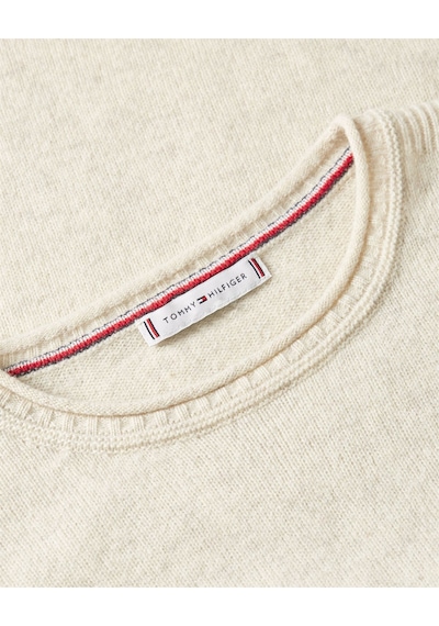 Tommy Hilfiger Soft Wool C-nk Sweater Kadın Bej Kazak - Ww0ww40264 Bej