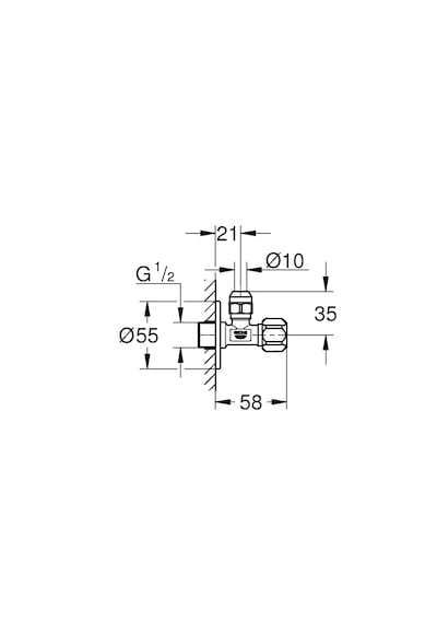 Grohe Ara Musluk Filtreli 1/2"x3/8" - 22018000 Krom