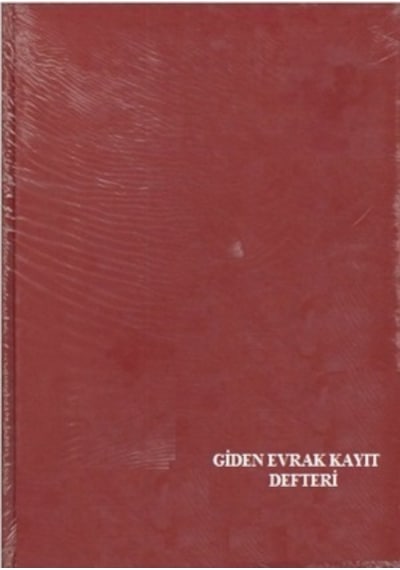 Giden Evrak Kayıt Defteri Ciltli 96 Yp Özkan Bordo